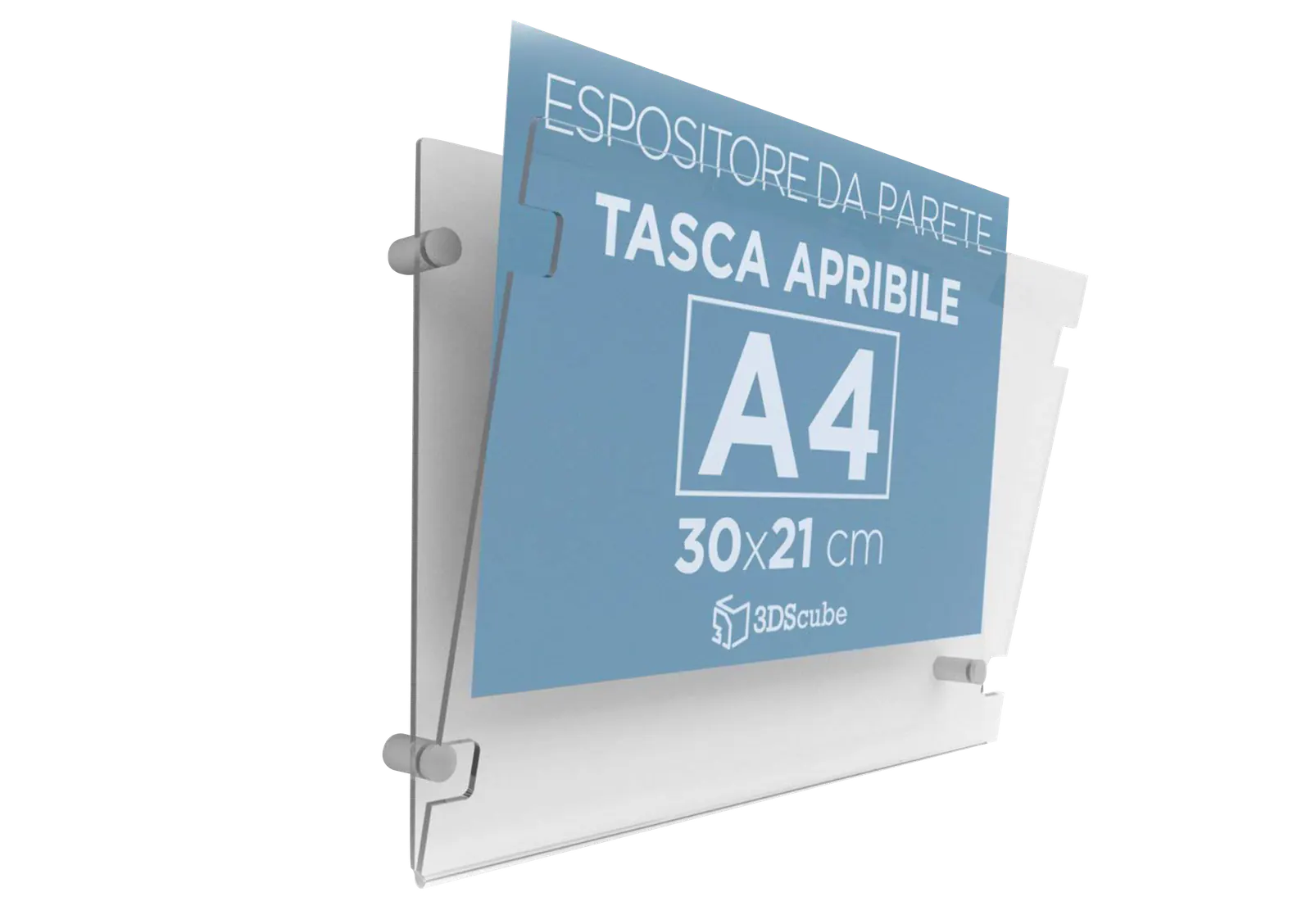 Espositore con targa PNRR per scuole